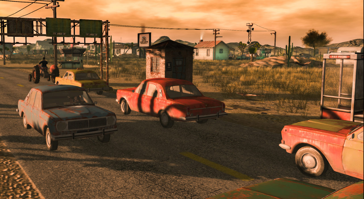 B-Made Sign, Shak, Car, Tractor